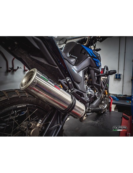 ESCAPE GPR Zontes Gk 125 Zt 2022/2024 e5 M3 Inox Sistema homologado con catalizador incluido