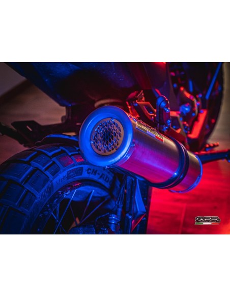 ESCAPE GPR Zontes Gk 125 Zt 2022/2024 e5 M3 Inox Sistema homologado con catalizador incluido