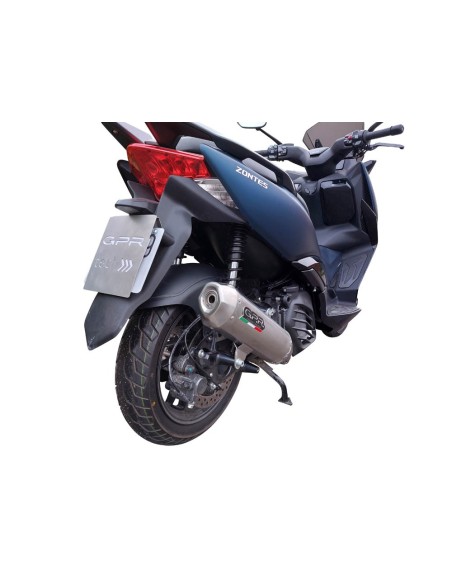 ESCAPE GPR Zontes M 125 2022/2024 e5 Pentaroad Inox Sistema homologado con catalizador incluido