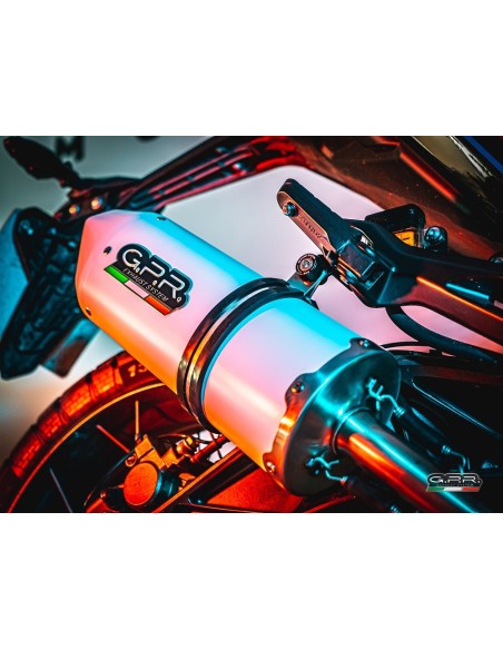 ESCAPE GPR Zontes Zt 125 G1 - U - U1 - Z2 2020/2024 e5 Albus Evo4 Sistema homologado con catalizador incluido