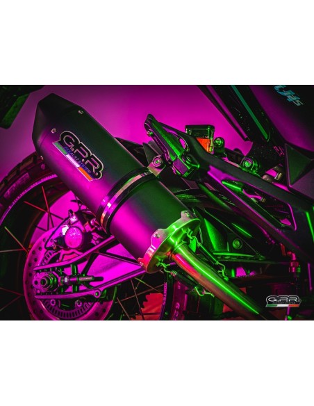 ESCAPE GPR Zontes Zt 125 G1 - U - U1 - Z2 2020/2024 e5 Furore Evo4 Nero Sistema homologado con catalizador incluido