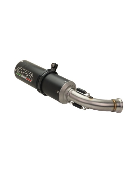 ESCAPE GPR Zontes Zt 125 G1 - U - U1 - Z2 2020/2024 e5 M3 Black Titanium Sistema homologado con catalizador incluido