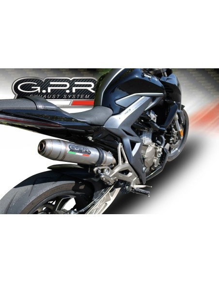 ESCAPE GPR Zontes Zt 310 R 2018/2020 e4 Deeptone Inox Sistema homologado con catalizador incluido