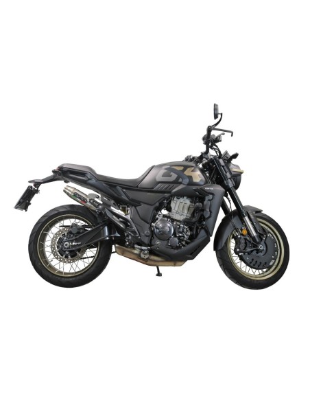 ESCAPE GPR Zontes 350 GK 2022/2024 e5 Deeptone Inox Sistema Homologado