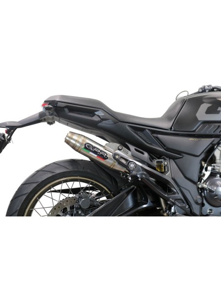 ESCAPE GPR Zontes 350 GK 2022/2024 e5 Deeptone Inox Sistema Homologado