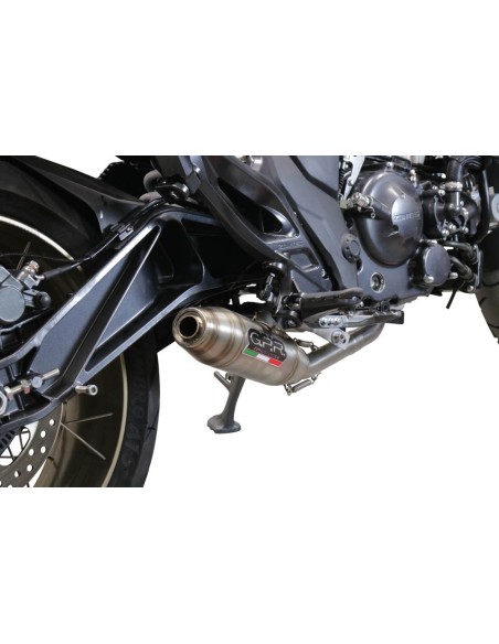 ESCAPE GPR Zontes 350 GK 2022/2024 e5 Deeptone Inox Sistema racing con Dbkiller no homologado