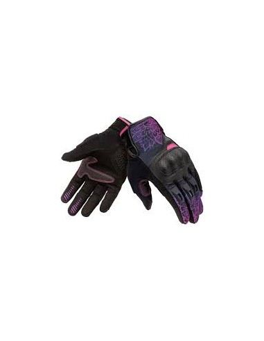 GUANTE STACCA NEGRO-VIOLETA G