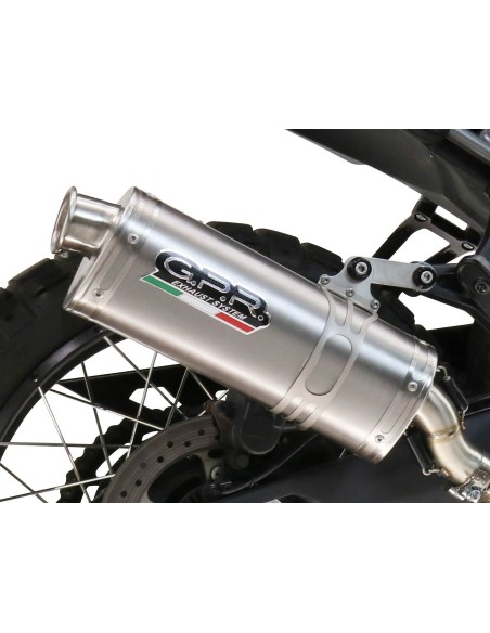 ESCAPE GPR Bmw R 1300 GS Adventure 2024/2026 Dune Triovale Titanio Sistema Homologado