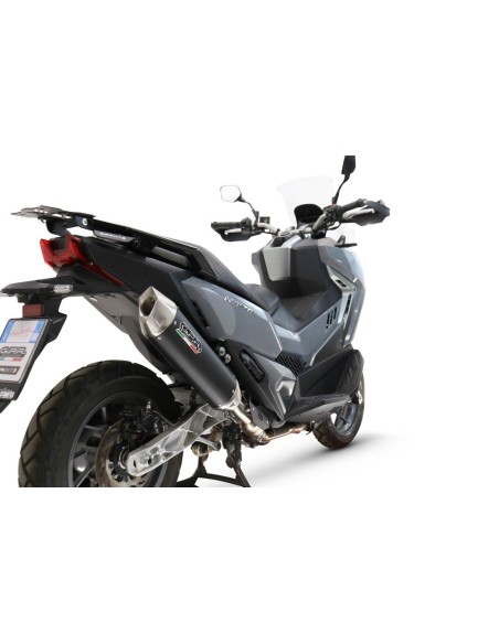 Sym ADX 125 2024/2026 e5 Plus Furore-X Scooter Sistema de escape completo que incluye tubo de enlace y db killer extraíble.