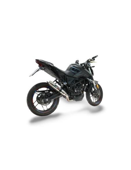 ESCAPE GPR Voge Brivido R125 2023/2024 e5 Deeptone Inox Sistema racing con Dbkiller no homologado