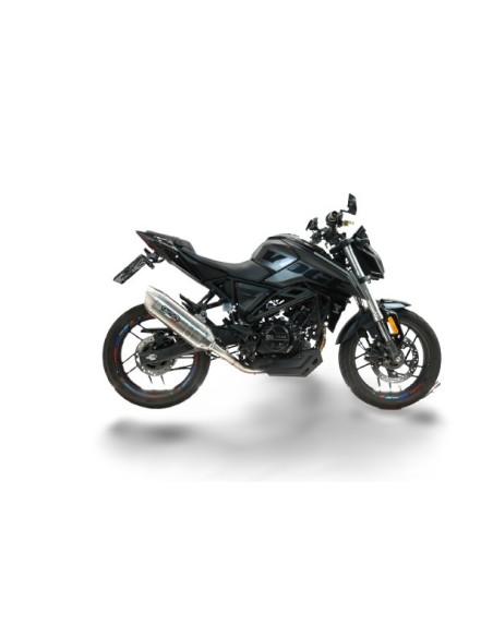 ESCAPE GPR Voge Brivido R125 2023/2024 e5 Furore-X Inox Sistema racing con Dbkiller no homologado