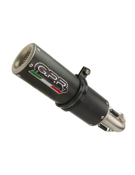 ESCAPE GPR Voge Brivido R125 2025/2026 e5plus M3 Black Titanium Sistema homologado con catalizador incluido