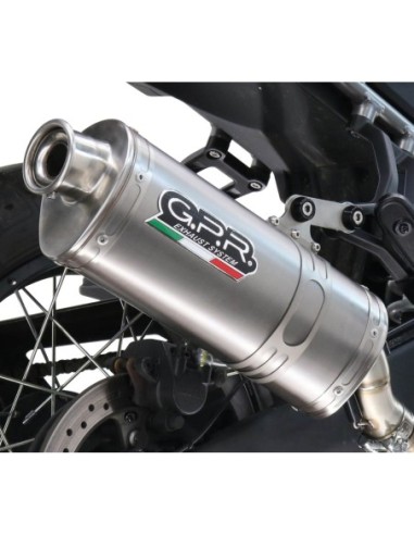 ESCAPE GPR Voge DS 800 Rally 2025/2026 Dune Triovale Titanio Sistema Homologado