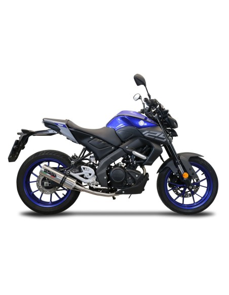 ESCAPE GPR Yamaha Mt 125 2017/2019 e4 M3 Inox Sistema racing con Dbkiller no homologado