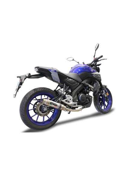 ESCAPE GPR Yamaha Mt 125 2020 e4 Deeptone Inox Sistema racing con Dbkiller no homologado