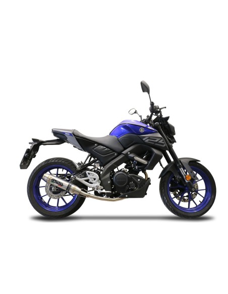 ESCAPE GPR Yamaha XSR 125 2021/2025 e5 Deeptone Inox Sistema racing con Dbkiller no homologado