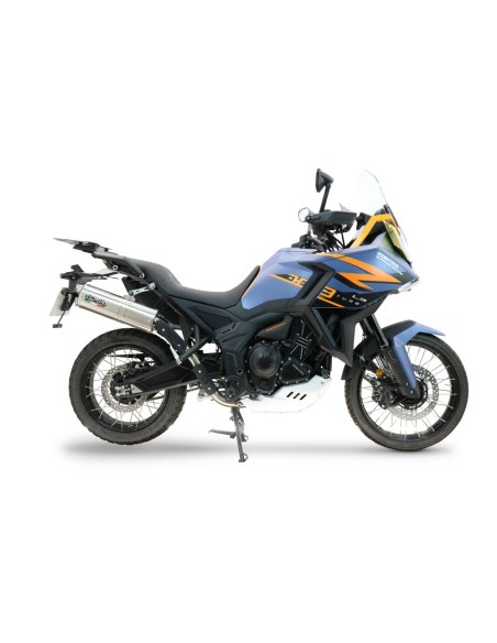 ESCAPE GPR Zontes 703 F 2025/2026 Dual Inox Sistema racing con Dbkiller no homologado