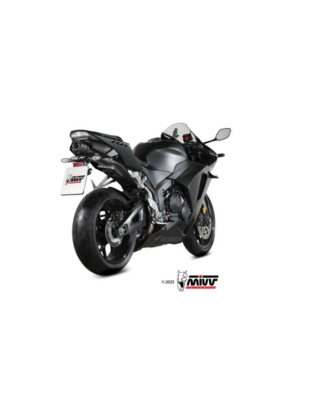 Mivv Slip-On AK-1 Titanium con tapa de carbono Honda CBR 600 RR 2024-25