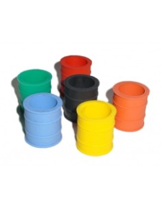 GOMA SILICONA TUBO ESCAPE 30 MM AMARILLA