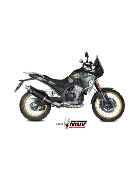 Mivv Slip-On Dakar Black Kove 800X 2024-25