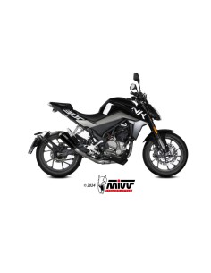 Mivv Full system 1x1 X-M1 Black CF Moto 300NK 2021-24