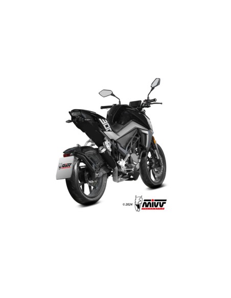 Mivv Full system 1x1 X-M1 Black CF Moto 300NK 2021-24