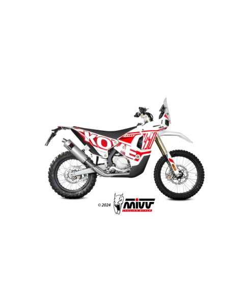 Mivv Slip-On Dakar St. Steel Kove 450 Rally 2022-25