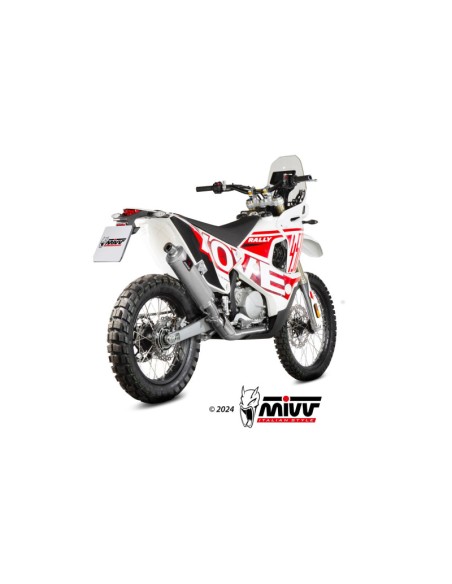 Mivv Slip-On Dakar St. Steel Kove 450 Rally 2022-25