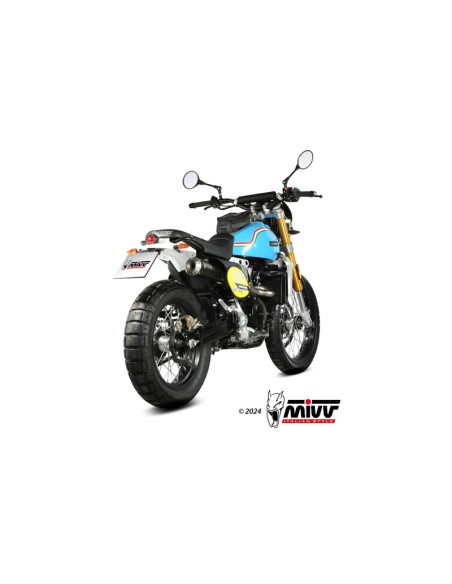 Mivv Full System 1x1 X-M1 Black FANTIC CABALLERO 500 2021-24