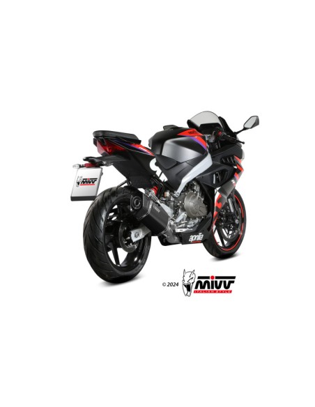 Mivv Full system 2x1 SR-1 Black Aprilia RS 457 2024-25
