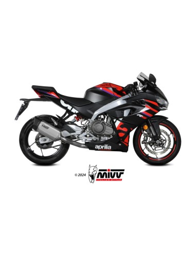 Mivv Full system 2x1 SR-1 Titanium Aprilia RS 457 2024-25