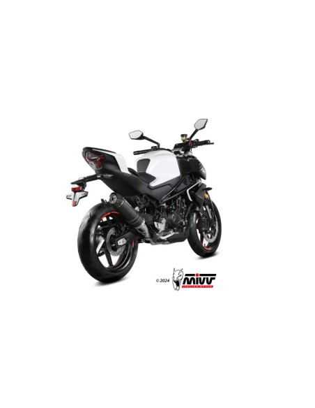 Mivv Slip-On GP Carbono con tapa de carbono CF Moto 450NK 2022-25