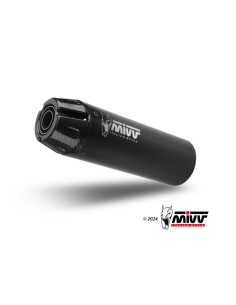 Mivv Slip-On HR-1 Black con tapa en carbono larga Honda CL 500 2023-24