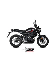 Mivv Full system 1x1 GP CARBON con tapa en carbono YAMAHA XSR 125 2022-24