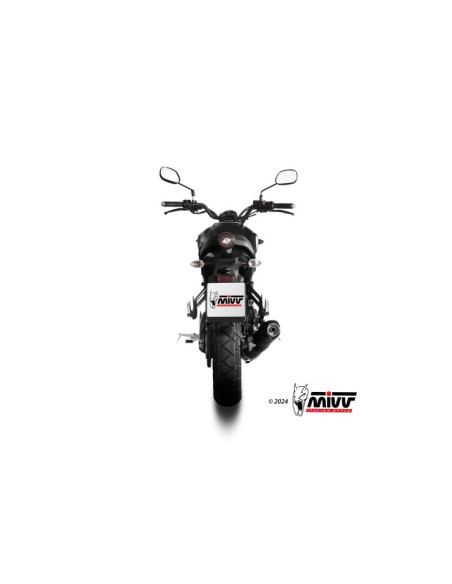 Mivv Full system 1x1 GP CARBON con tapa en carbono YAMAHA XSR 125 2022-24