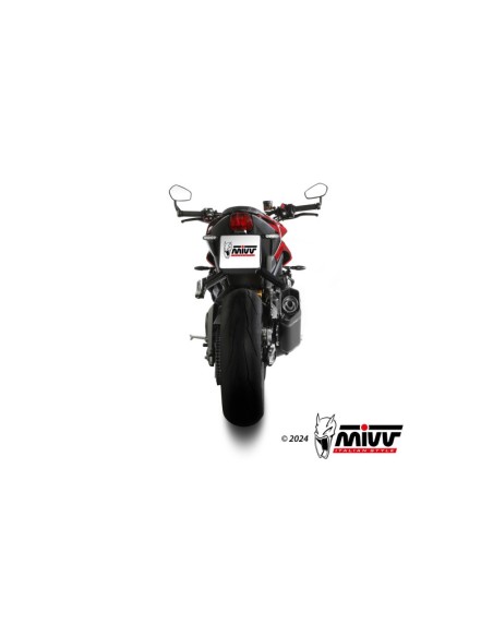 Mivv Full system 3x1 SR-1 Black Titanium Triumph Street Triple 765 R / RS 2023-24