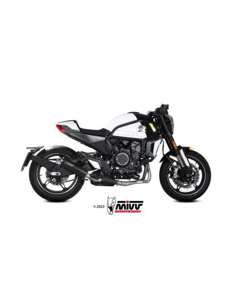 Mivv Slip-On HR-1 Black CF Moto 700 CL-X 2023-25