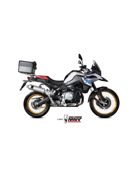 Mivv Slip-On DAKAR St. Steel BMW F 750 GS / F 850 GS 2018-24