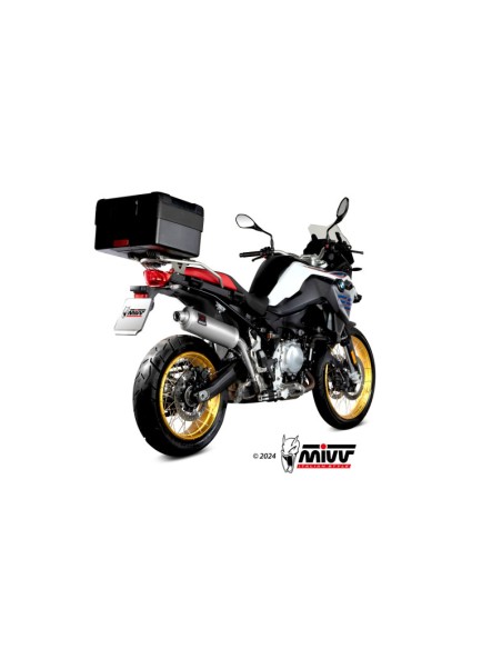 Mivv Slip-On DAKAR St. Steel BMW F 750 GS / F 850 GS 2018-24