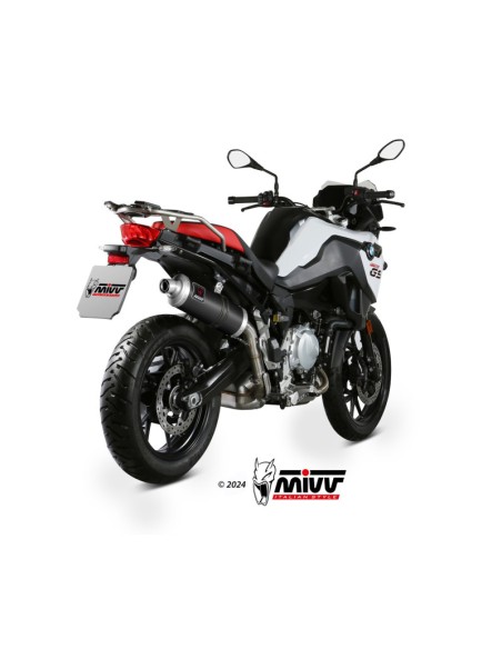 Mivv Slip-On DAKAR Black BMW F 750 GS / F 850 GS 2018-24