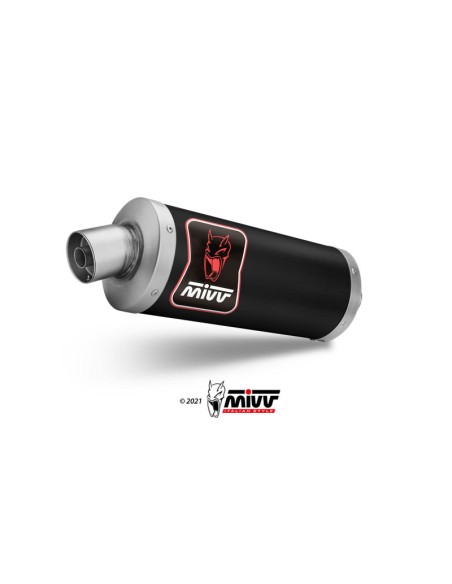 Mivv Slip-On DAKAR Black BMW F 750 GS / F 850 GS 2018-24