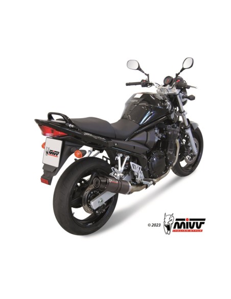 Mivv Slip-On GP carbon con tapa carbono Suzuki GSF 650 Bandit 2005-06