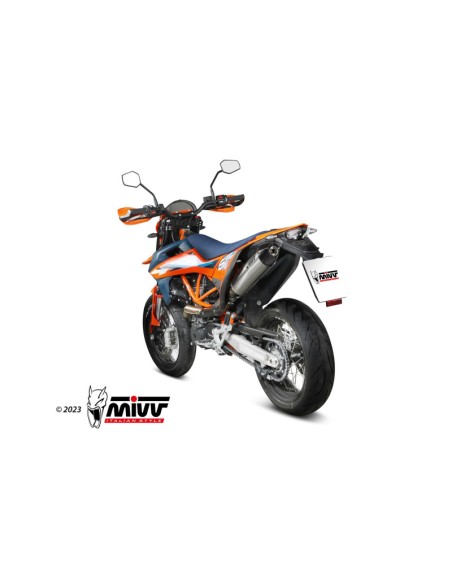 Mivv Slip-On STR1 St. Steel KTM 690 ENDURO R / 690 SMC R 2021-24