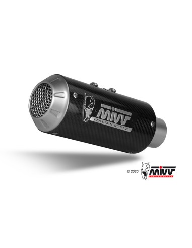 Mivv Slip-On Mk3 carbono KTM RC 390 2021-24