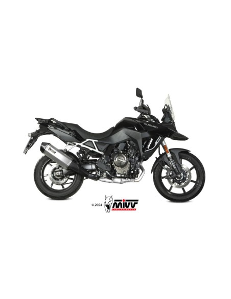 Mivv Slip-On Speed edge St. Steel Suzuki V-Strom 800 de 2023-25