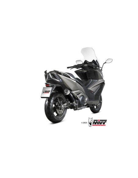 Mivv Slip-On GP Pro Black Kymco AK550 2021-25