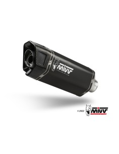 Mivv Slip-On SR-1 Black Kymco AK550 2021-24