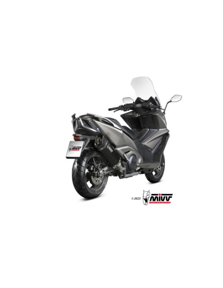 Mivv Slip-On SR-1 Black Kymco AK550 2021-24