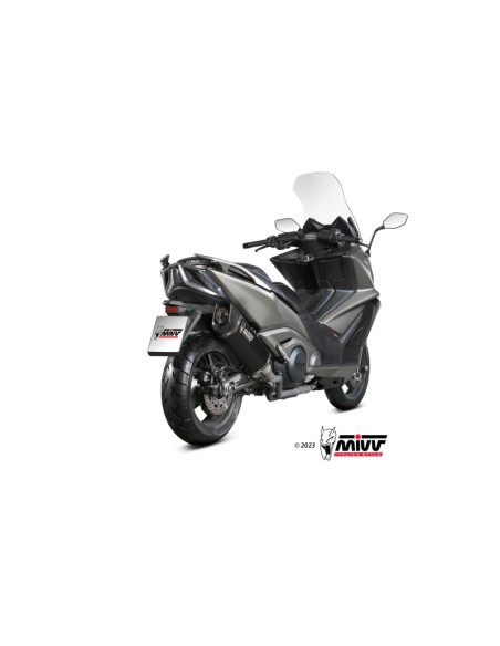 Mivv Slip-On SR-1 Black Titanium Kymco AK550 2021-24