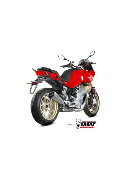 Mivv Slip-On Delta Race St. Steel Moto Guzzi V100 Mandello 2022-25